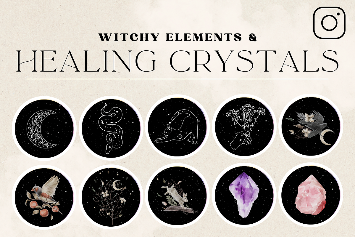 Witchy Instagram Highlight Icons, a Social Media Template by Story Native (Photo 4 of 8)