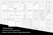 Portrait & Landscape Ultimate Plan, a Stationery Template by MNT-Creator (Thumbnail 7 of 7)