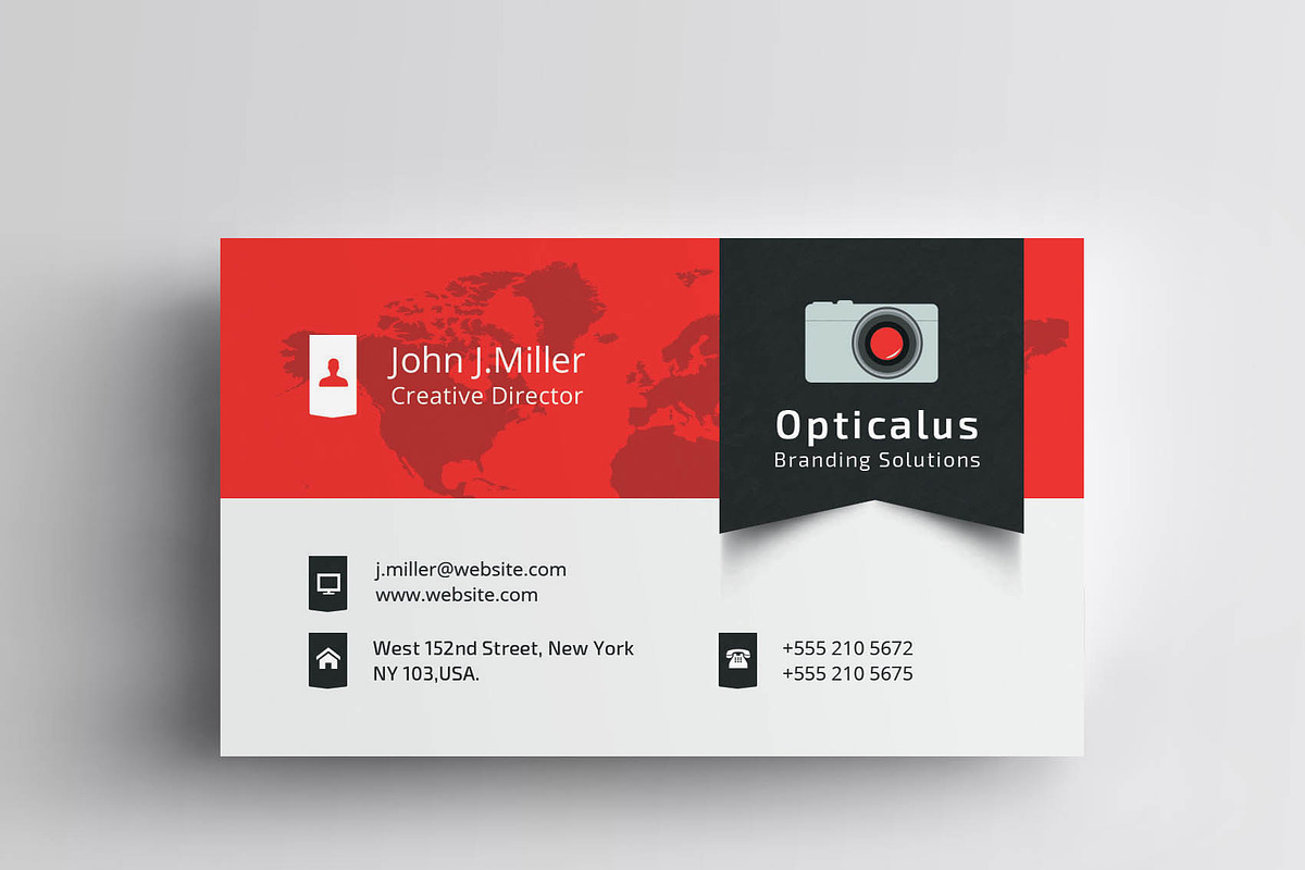 Creative Business Card 001, a Business Card Template by CodePower (Photo 3 of 3)