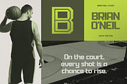 Bronzor - Sport Display Font, a Font by Flawless And Co (Thumbnail 3 of 10)