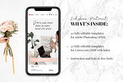 SALE! Ladyboss Pinterest Templates, a Social Media Template by SwitzerShop (Thumbnail 2 of 8)