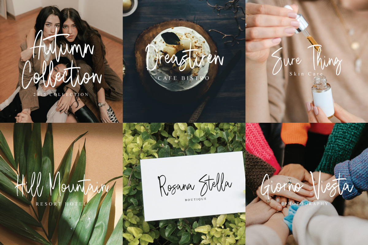 Sure Thing - Signature Brush, a Handwritten Font by tebaltipislab (Photo 6 of 9)