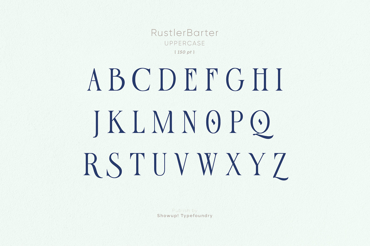 Rustler Barter, a Serif Font by ShowUp! Studio (Photo 9 of 22)
