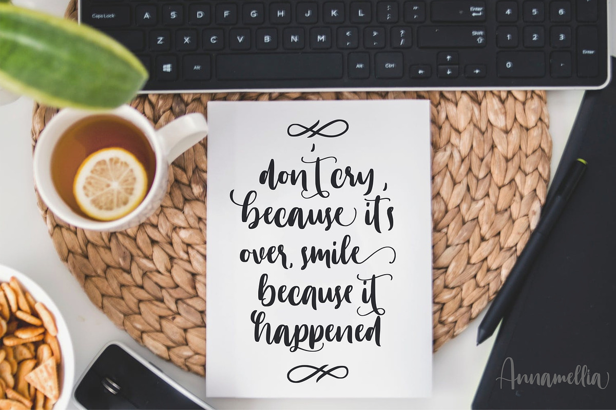 Annamellia - Handlettering Fonts preview 6
