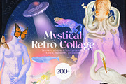 MYSTICAL RETRO COLLAGE, an Object Graphic by nadispasibenko (Thumbnail 1 of 16)
