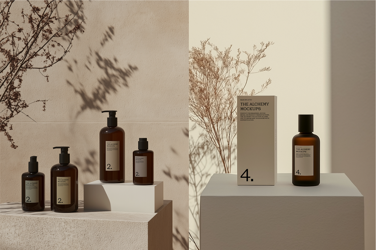 The Alchemy / 10 Mockup Set, an Advertising Mockup by Made by Attic (Photo 3 of 6)
