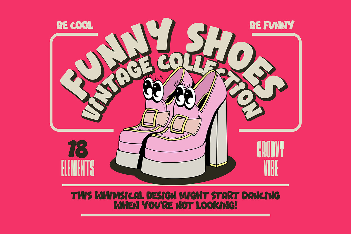 Funny Shoes - Character Collection, an Illustration by Alina Sh (Photo 1 of 7)