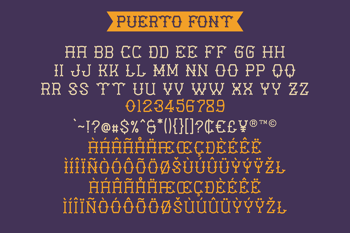 Puerto Playful Tattoo Font, a Sans Serif Font by 24Design Studios (Photo 5 of 6)