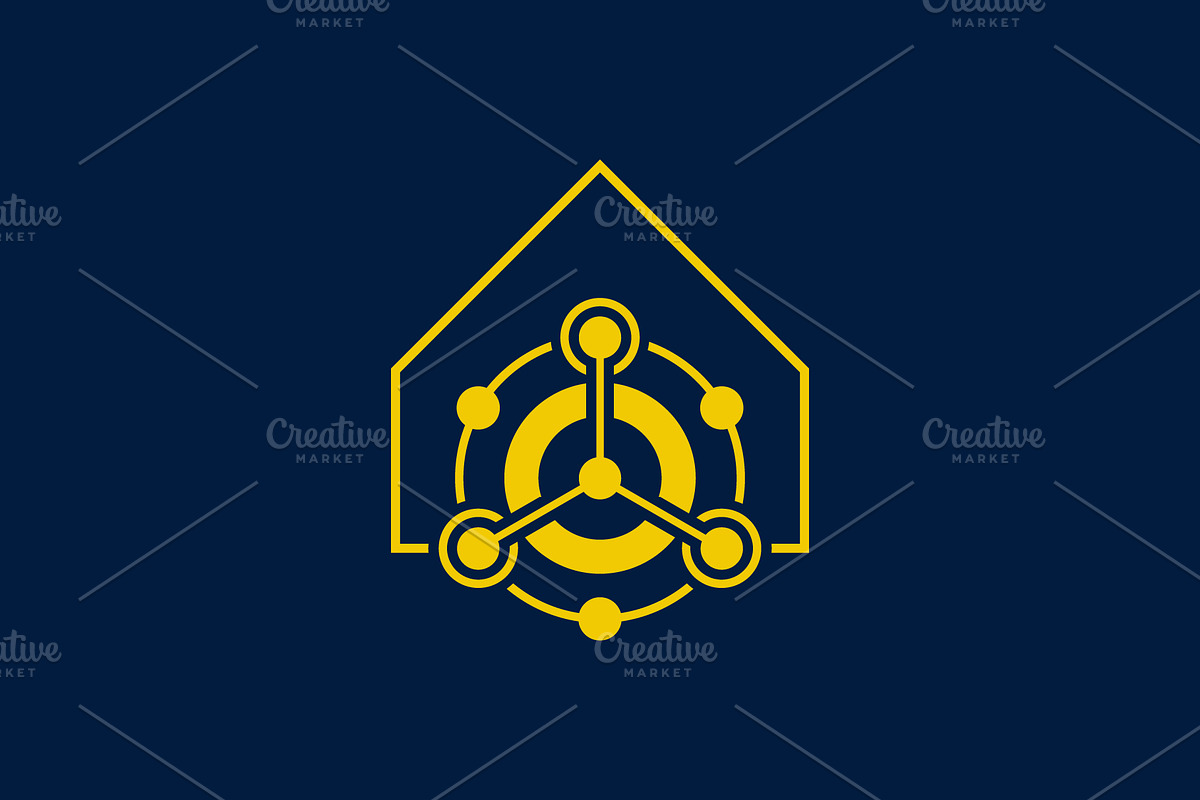 house analytic data logo, a Branding & Logo Template by Rasagama Studio