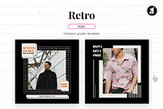 Retro Social media template, a Social Media Template by Chanut is industries (Thumbnail 4 of 8)