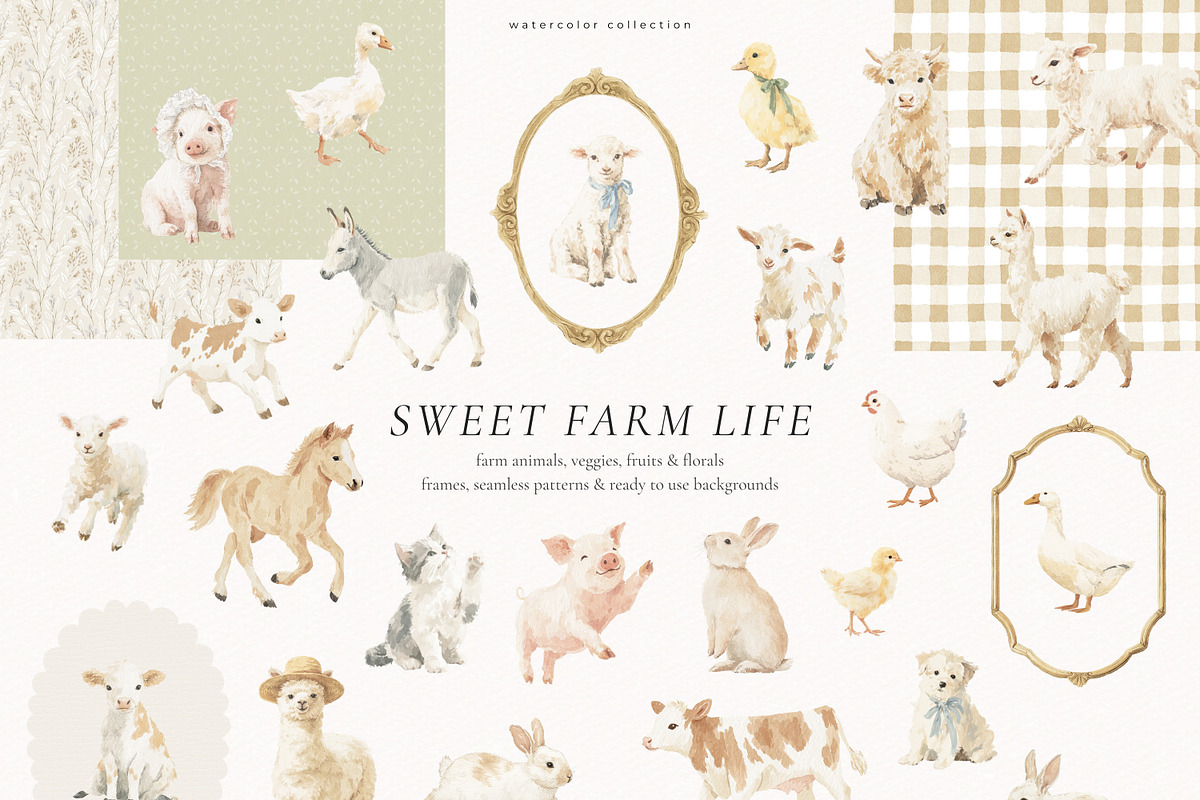 Sweet Farm Life, an Animal Illustration by PeDe Designs (Photo 3 of 11)