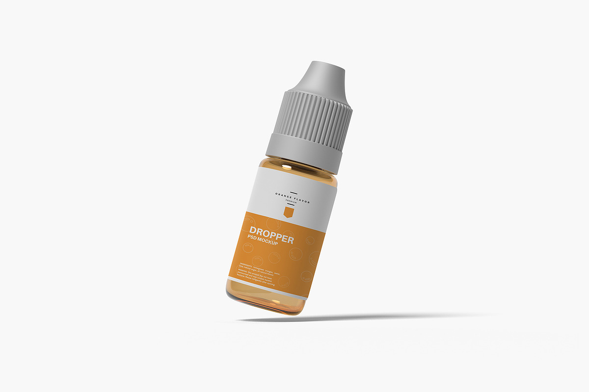 Dropper Bottle Mockup, a Cups & Container Mockup by zuhraabdullah (Photo 5 of 12)
