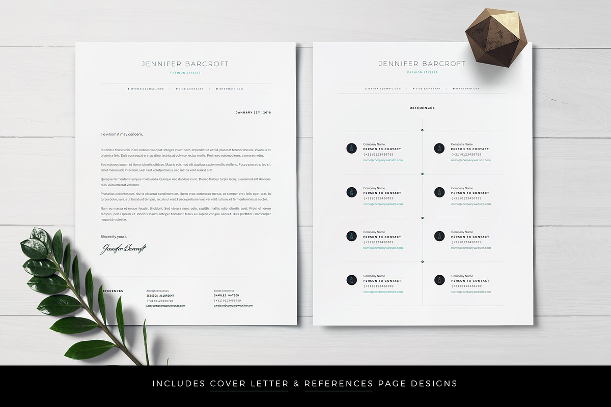 Resume Template / CV, a Resume Template by TheResumeCoach (Photo 3 of 3)