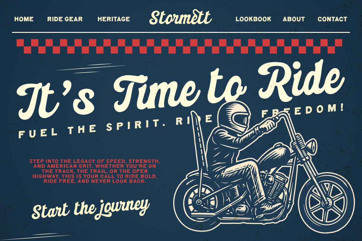 American Houpmer – Bold Rough Script, a Script Font by RYS Design Studio (Photo 8 of 10)