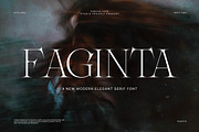 Faginta Minimalist Serif Font, a Serif Font by Perfectype (Thumbnail 1 of 8)