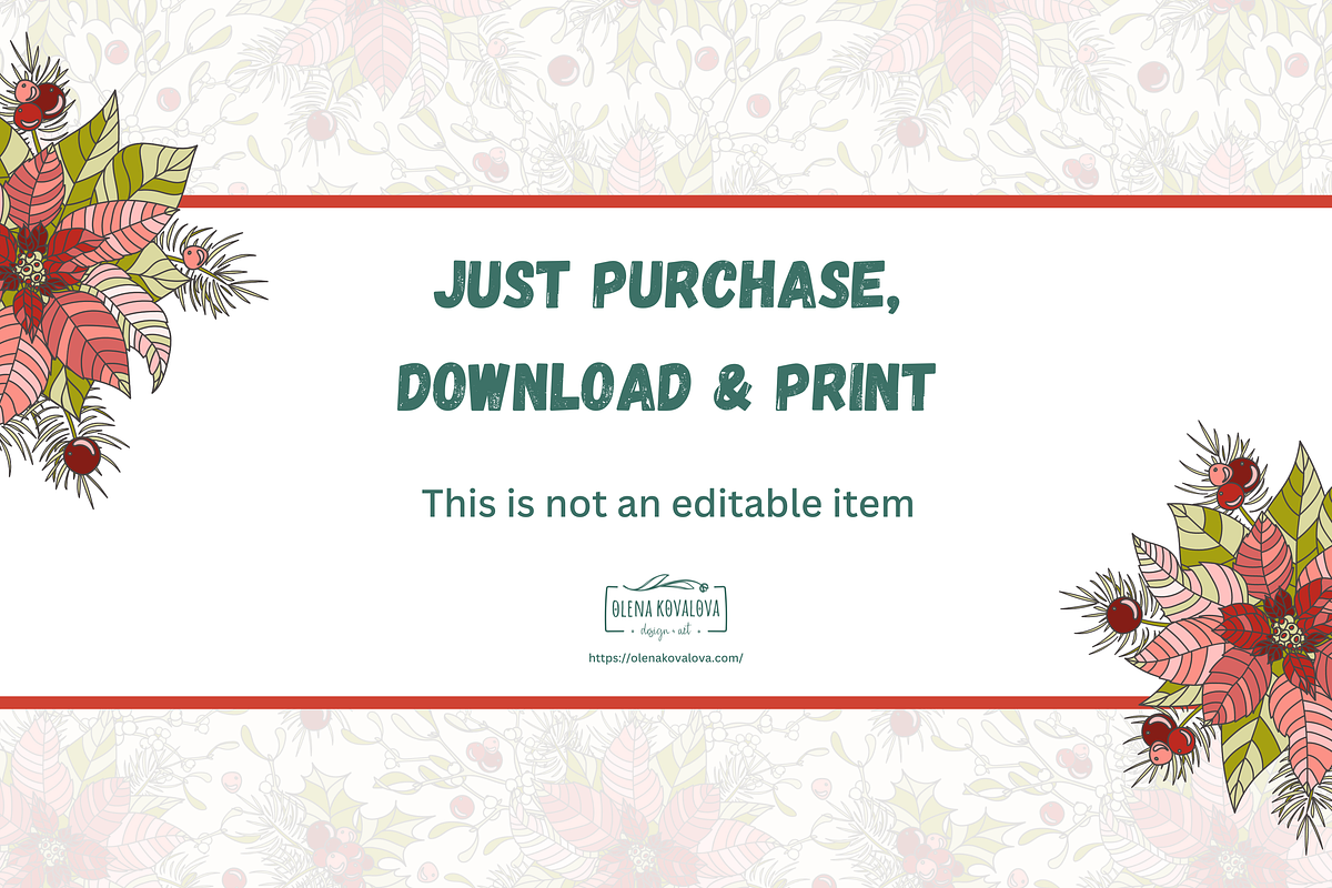 Christmas Planner 2025 Printable preview 7
