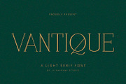 Vantique - Serif Font, a Serif Font by Alpaprana (Thumbnail 1 of 10)