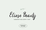 Eliese Beauty Font, a Script Font by Jrray Studio (Thumbnail 1 of 6)