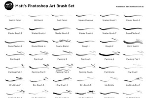 Matt's Photoshop Art Brush Set