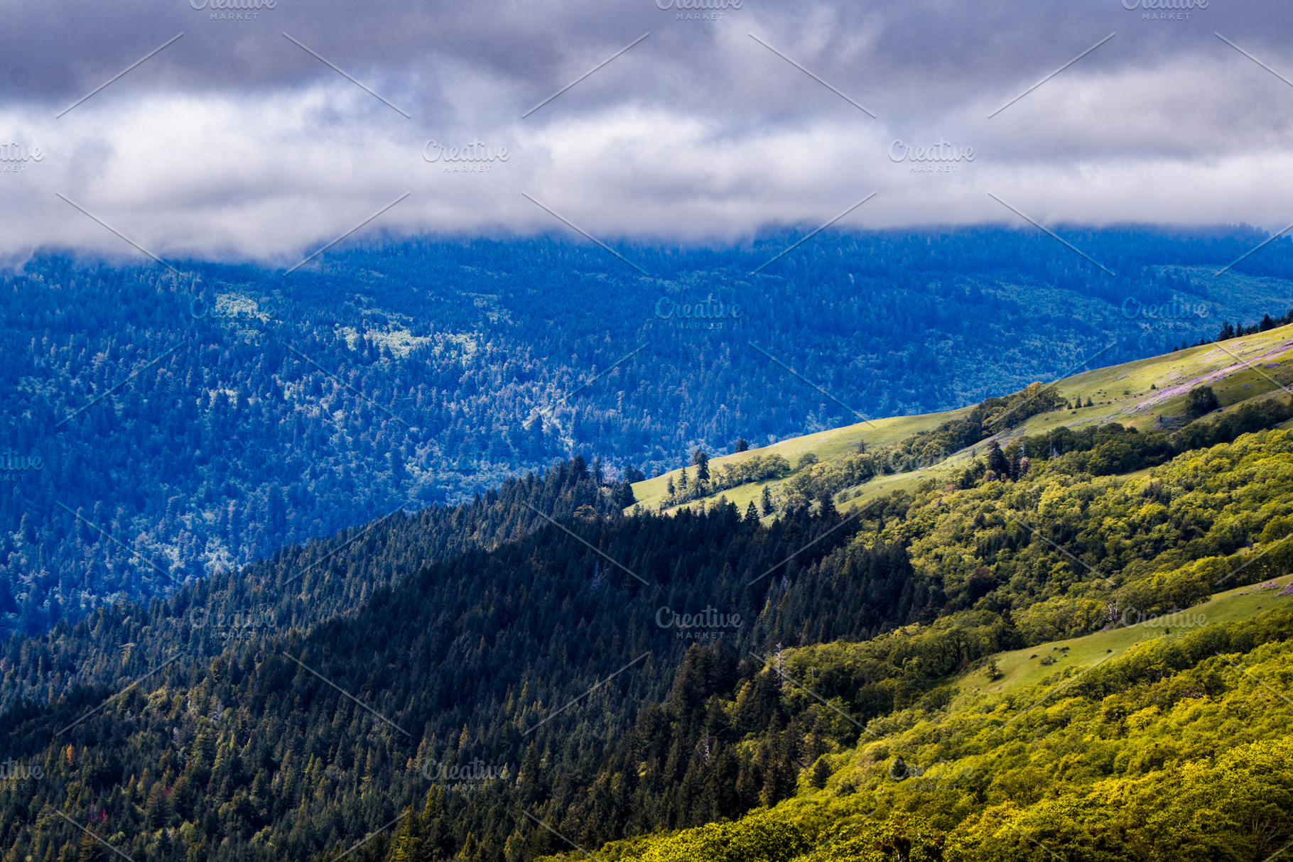 Moody Mountain Landscape in Northern, a Nature Photo by Jillian Butolph