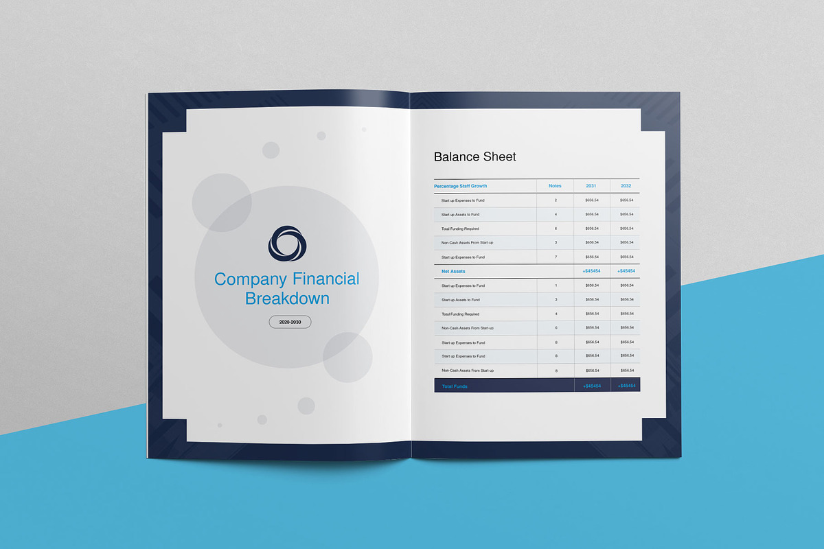 Annual Report | CANVA, a Brochure Template by KreateTribe (Photo 12 of 12)