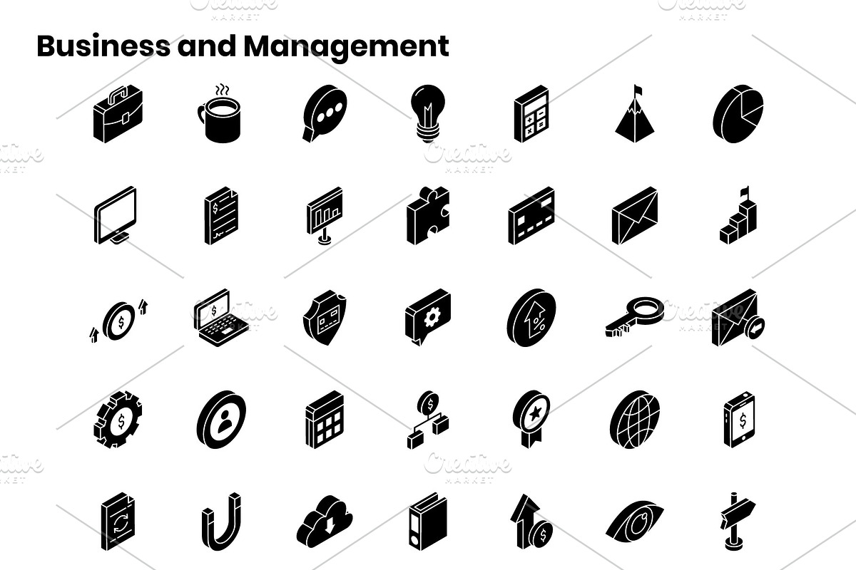2000+ Isometric Icons Set, an Outline Icon by Brickclay (Photo 37 of 37)
