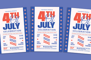 Independence Day Celebration Flyer, a Flyer Template by Gumico Studio.