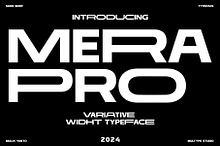 Mera Pro Variable Sans Font