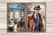 Detective Junk Journal Paper, a Person Illustration by GlamArtZhanna (Thumbnail 9 of 9)