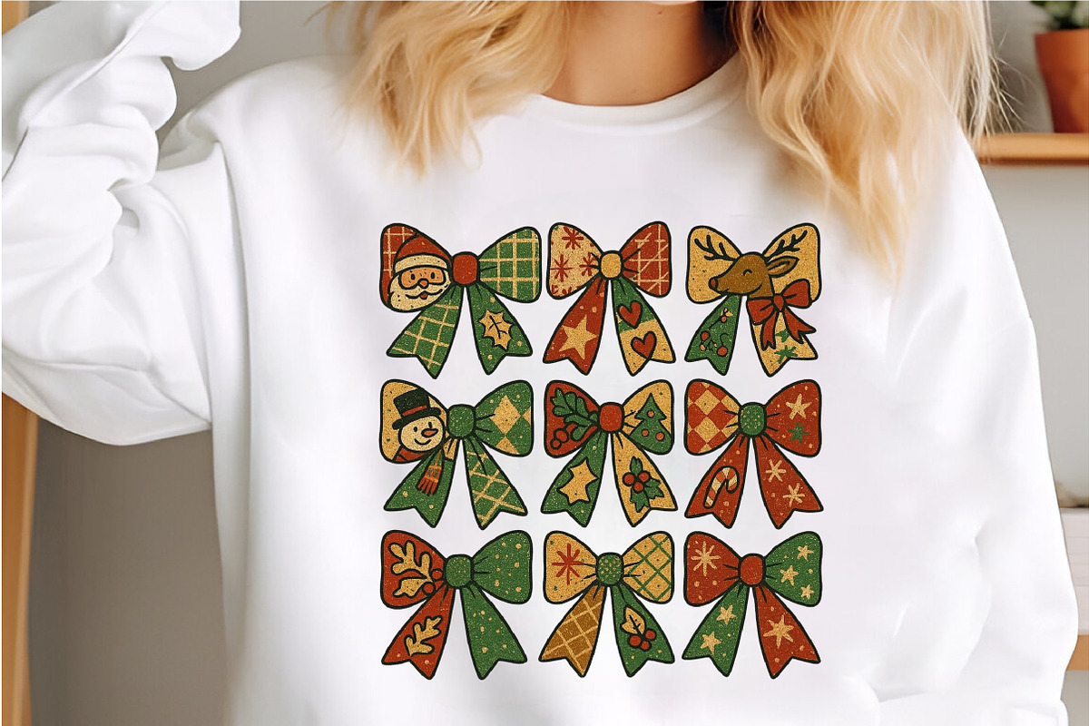Cozy Coquette Christmas Bow Png, an Illustration by Libby Wishes (Photo 3 of 6)