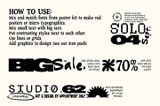 POSTER FONT KIT, a Sans Serif Font by Tropical Type (Thumbnail 14 of 14)