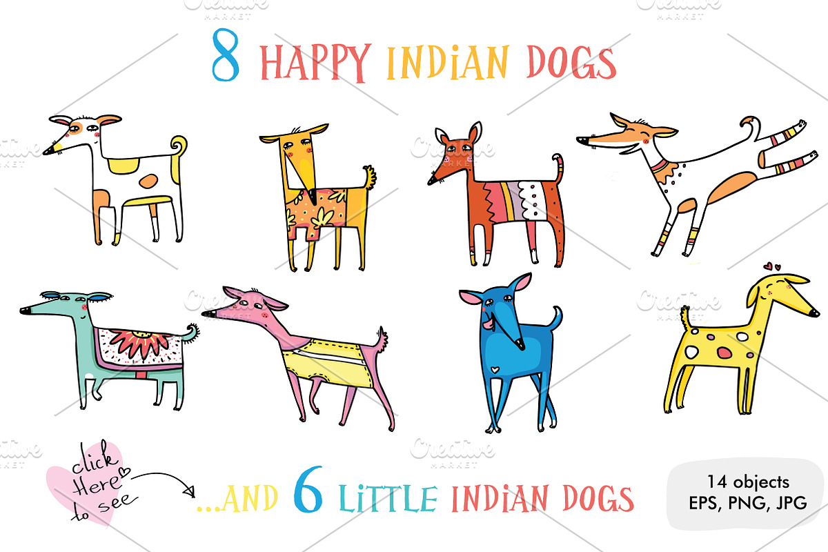 Big Indian Bundle - 145 objects, an Illustration by Zooza Art (Photo 17 of 24)