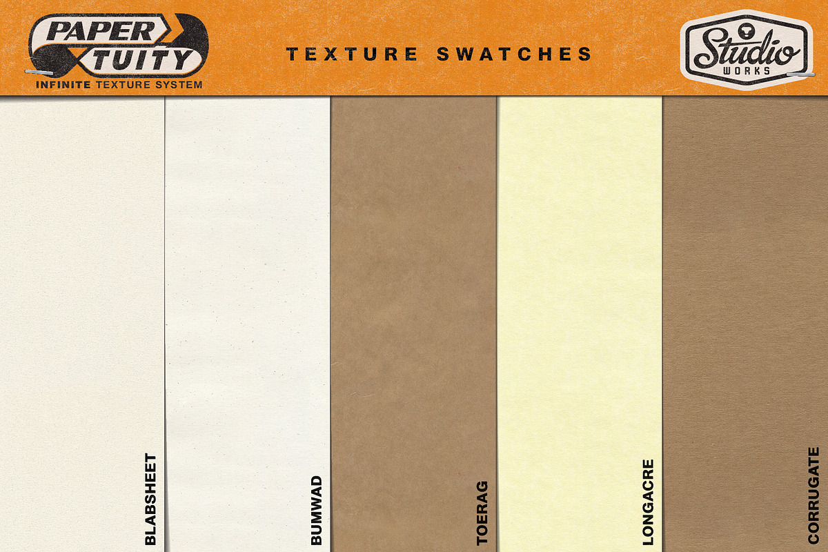 Papertuity | Vol. 01 for Illustrator, a Texture Graphic by StudioWorks (Photo 3 of 8)