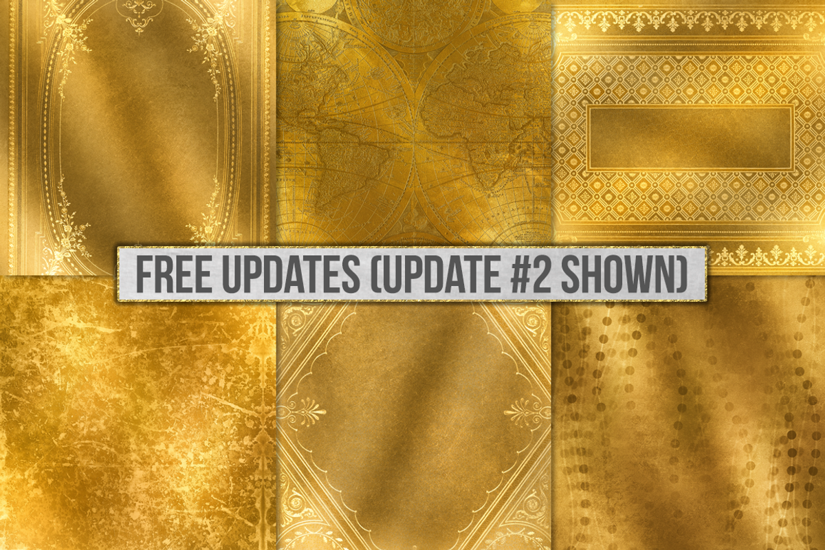 Gold Foil Textures, Gold Backgrounds, a Texture Graphic by Paper Element (Photo 20 of 66)