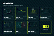 Football Game UI Kit, 100 Screens, an UI Kit Template by pawellpi (Thumbnail 3 of 117)