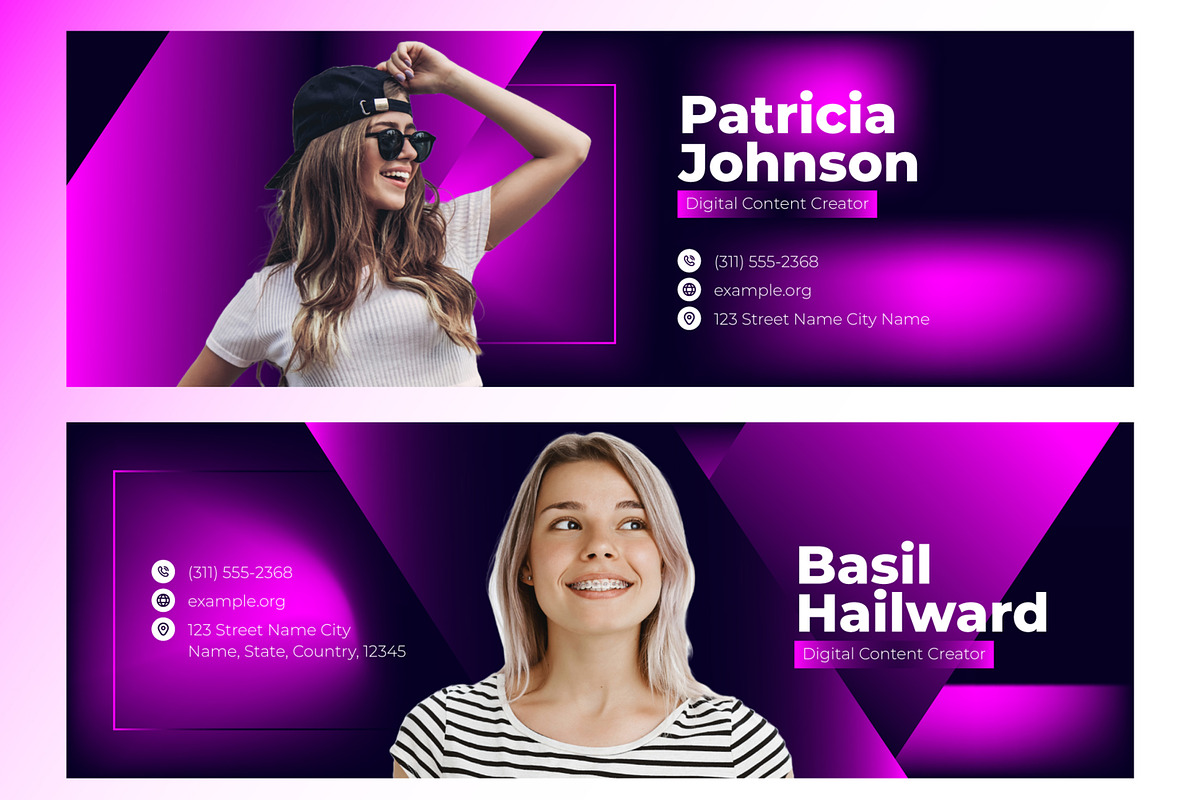 Email Signature UI Template, an Email Template by CreativeShaper (Photo 2 of 5)