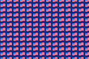 Seamless American Flag Pattern, a Pattern Graphic by Queen of Infographics (Thumbnail 2 of 2)