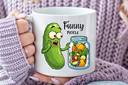 Funny Pickle Lover PNG, an Illustration by Craft Nest (Thumbnail 5 of 6)