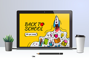Back To School Doodle Design