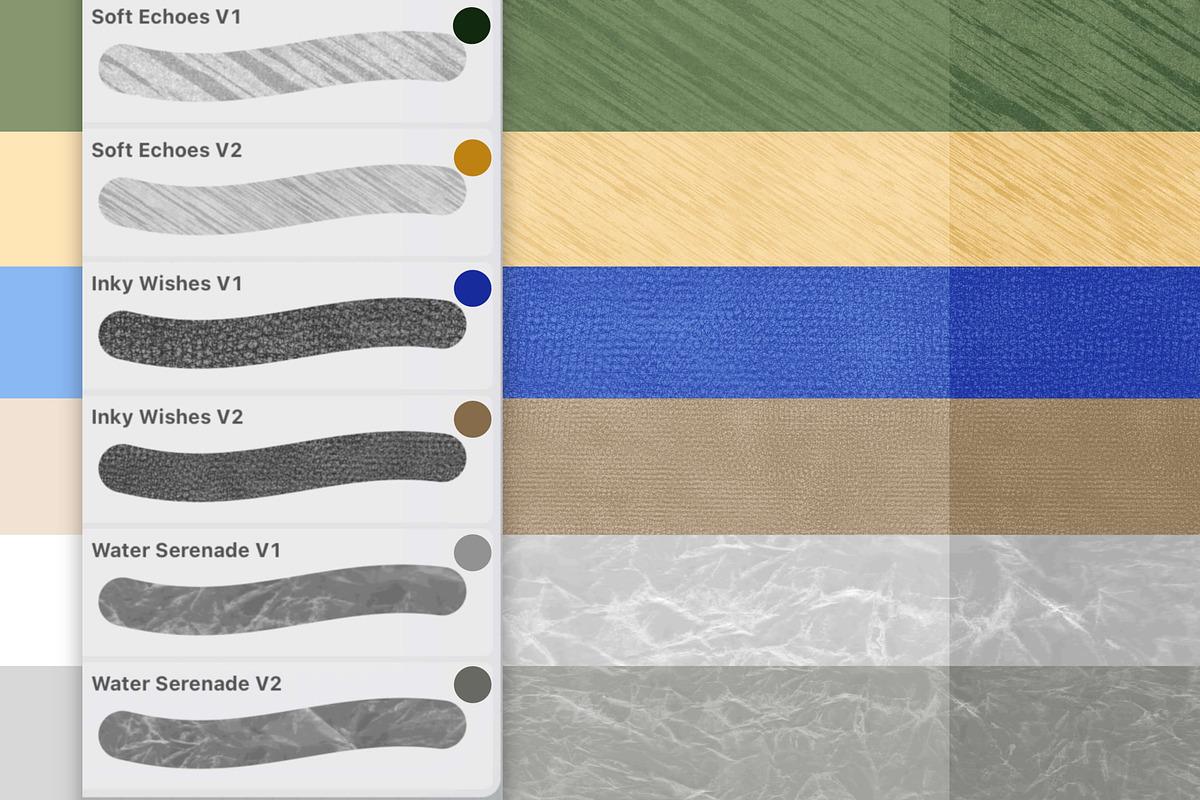 Paper Texture Brushset for Procreate, a Brush Add-On by bokettori (Photo 6 of 9)