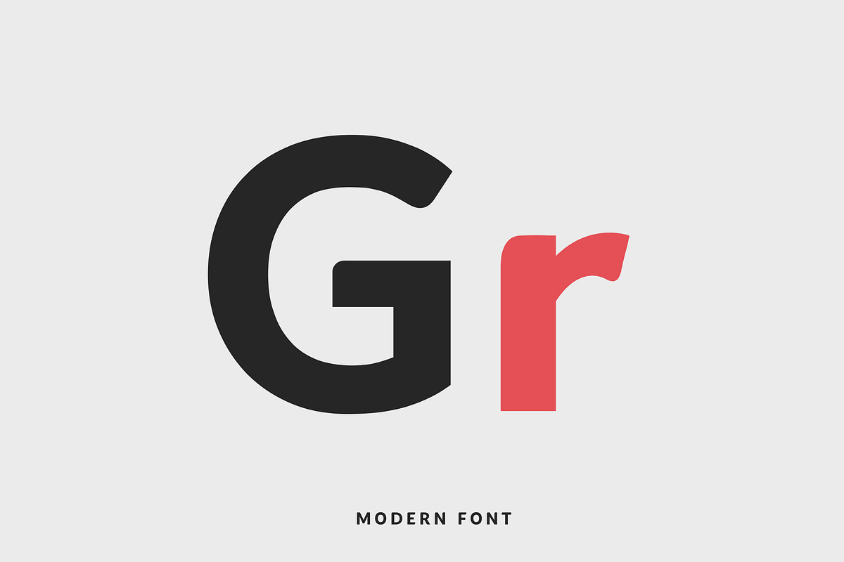 Grasp Typeface preview 2