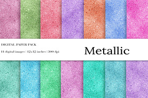 Metallic Digital Papers