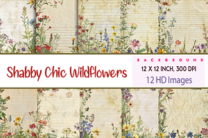 Shabby Chic Wildflowers