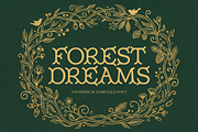 Forest Dreams | Whimsical Font, a Serif Font by gafaroff studio (Thumbnail 7 of 7)