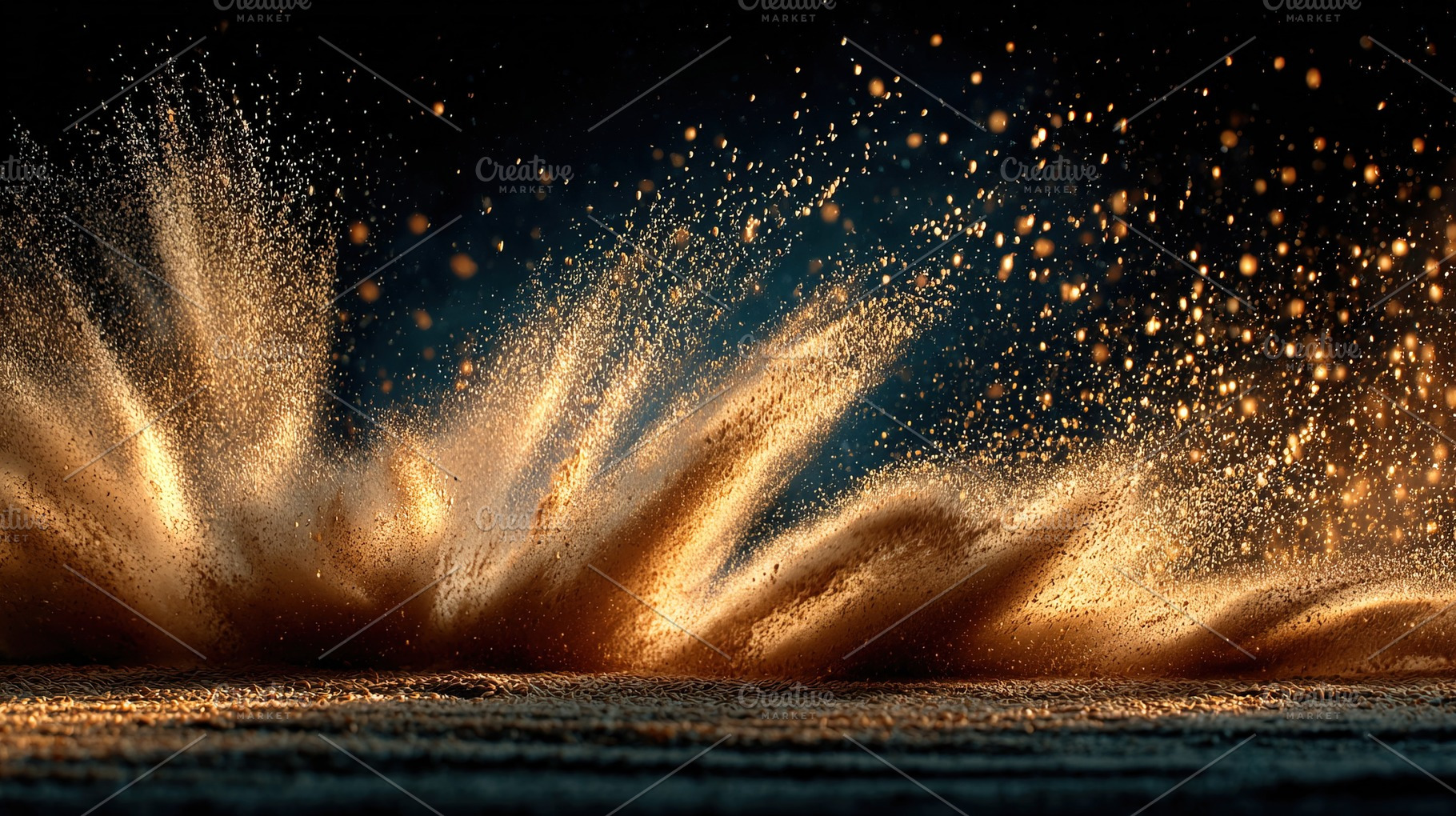 Golden Sand Explosion, a Food & Drink Photo by Ales Munt