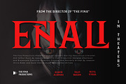 Ensatulogi - Display Horror Font, a Serif Font by twinstd (Thumbnail 7 of 8)