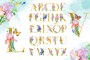 Iris watercolor set, a Decorative Illustration by MitrushovaArt (Thumbnail 2 of 13)