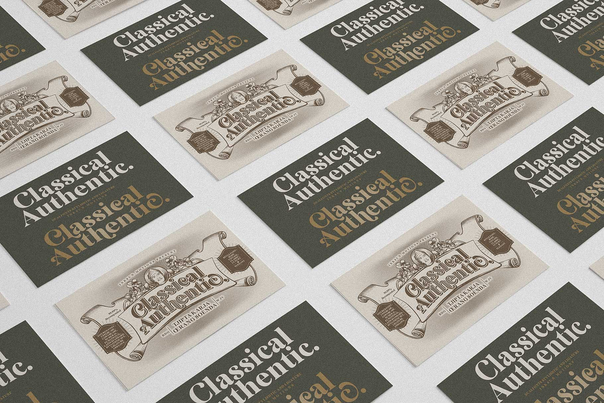 Classical Authentic Font, a Serif Font by senzana (Photo 11 of 15)