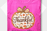 Thankful T Shirt Design, Preppy Fall, a Seasonal Illustration by Unique Design Team (Thumbnail 4 of 7)