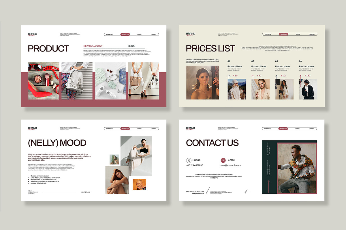 Services Guide Presentation Template, a Presentation Template by MightyDesign (Photo 5 of 8)